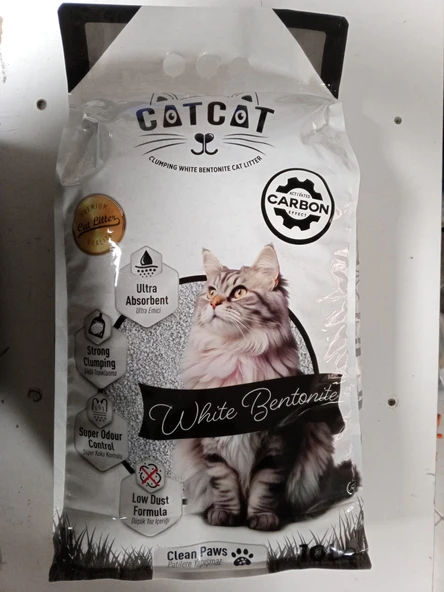CatCat Aktif Karbonlu Kedi kumu 10 L, Orijinal Paket ürün görseli 1