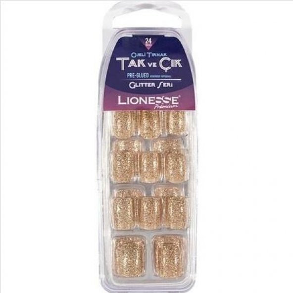 Lıonesse Tak Ve Çık Ojeli Tırnak 4430 Glitter Seri ürün görseli 1