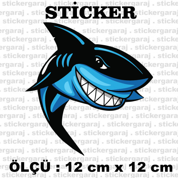 sevimli balık  2 adet sticker otomobil motosiklet kask atv laptop pc tablet buzdolabı kapı cam araba sticker etiketleri ürün görseli 1