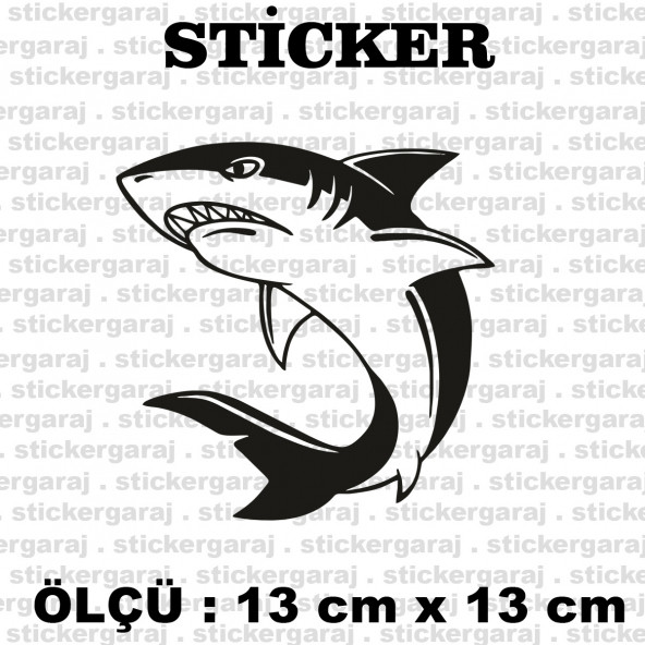 köpekbalığı jaws sticker otomobil  2 adet sticker motosiklet kask atv laptop pc tablet buzdolabı kapı cam araba sticker etiketleri ürün görseli 1