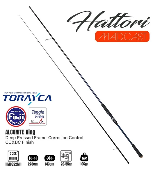 Fujin Madcast 278cm 20-55gr Spin Kamışı ürün görseli 1