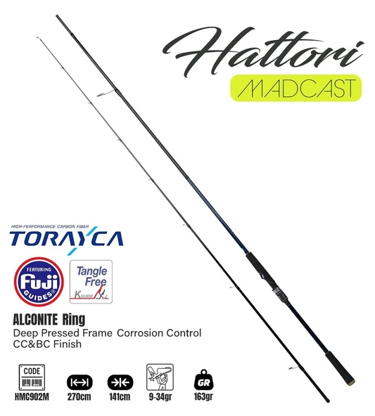 Fujin Madcast 270cm 9-34gr Spin Kamışı ürün görseli 1