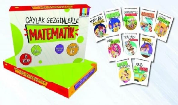 Öykü 4. Sınıf Çaylak Gezginlerle Matematik Hikaye Seti 10 Kitap ürün görseli 1