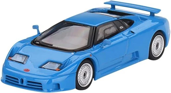 Mini GT 890 Bugatti EB110 Super Sport Blu Bugatti Model Araba ürün görseli 1