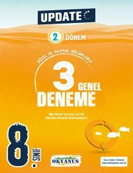 OKYANUS 8.SINIF SÖZEL SAYISAL 2.DÖNEM DENEME ürün görseli 1