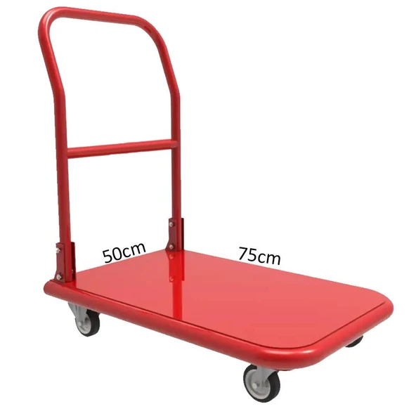 İBTAŞ 300 KG Yük Paket Eşya Kargo Koli Malzeme Ürün Taşıma Arabası 50x75cm ürün görseli 1