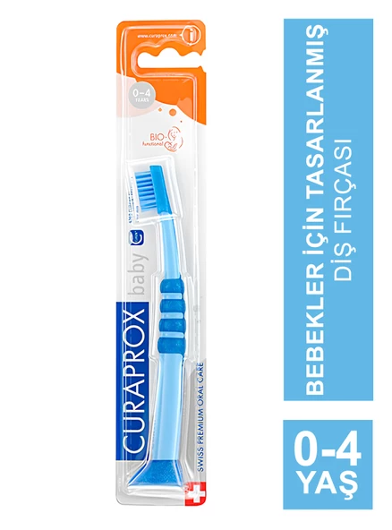 Curaprox Baby 0-4 Yaş Diş FırçasıMavi ürün görseli 1