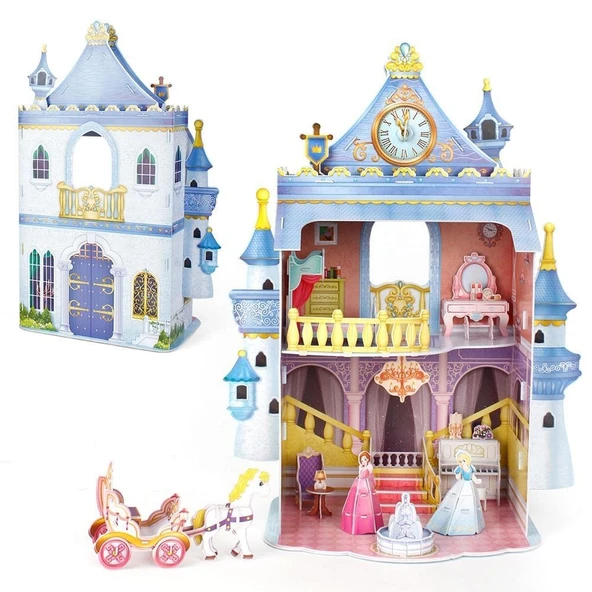 Cubic Fun 81 Parça Puzzle Fairytale Castle ürün görseli 1