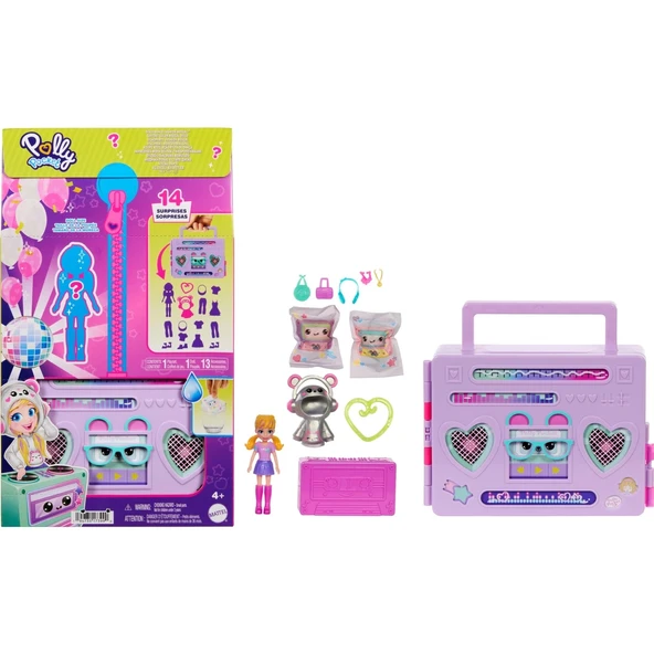 Polly Pocket Radyo Temalı Moda Eğlencesi Oyun Seti HRD65 ürün görseli 1