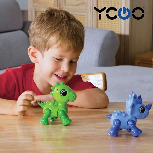 Silverlit Dino Heads Up Robot  Triceratops - Resim 3