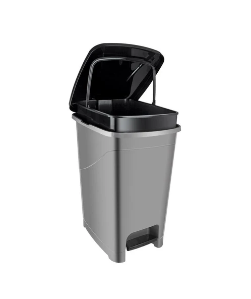 Omnipazar SRL-3030 Slim Pedallı Plastik Çöp Kovası İç Kovalı 40 lt ürün görseli 1