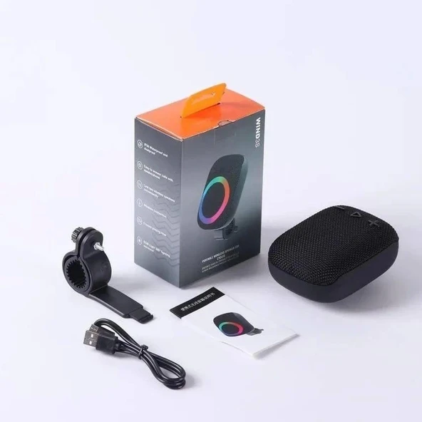 Gidon Uyumlu Bisiklet Wireless Speaker - Resim 2