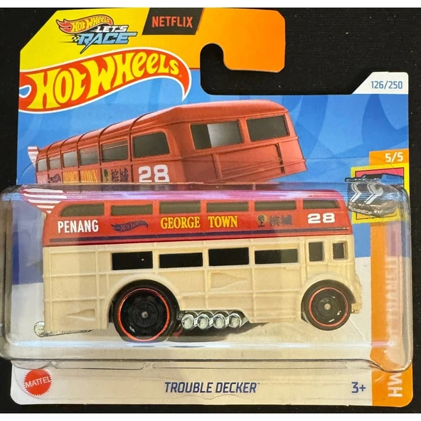 Hot Wheels Tekli Arabalar Trouble Decker HTB45 ürün görseli 1