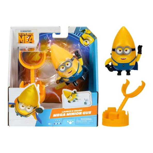 Minions Aksiyon Figürü 10 Cm 59277 Launch & Crash Mega Minion Gus ürün görseli 1