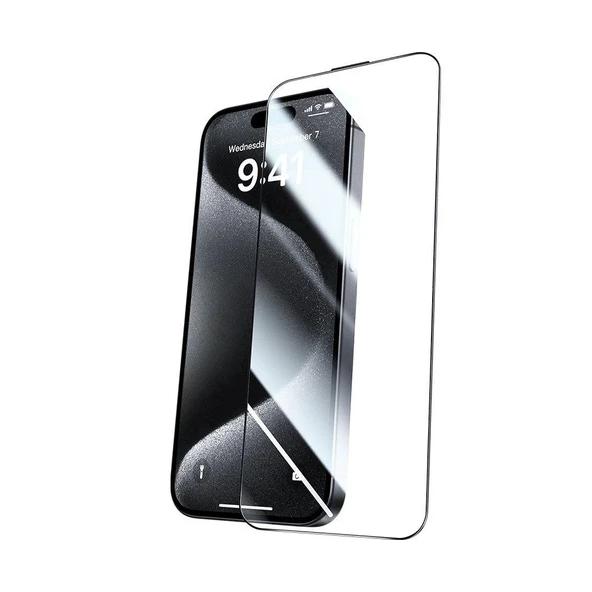 Joyroom iPhone 16 Pro (6.3) HD Kırılmaz Cam Tam Kaplayan Ekran Koruyucu ürün görseli 1