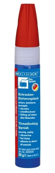 Weicon Garanti Mührü 30 g, kırmızı (RAL 3000)Mühürleme Verniği -Sızdırmazlık cilası ürün görseli 1