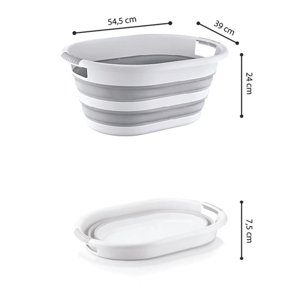 Hobby Life Katlanabilir Çamaşır Sepeti 25L - Resim 3