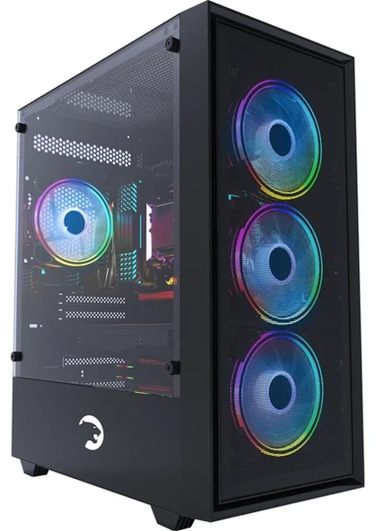 Gamepower Manta 4 X 120Mm Argb Fan Matx Gaming Kasa ürün görseli 1