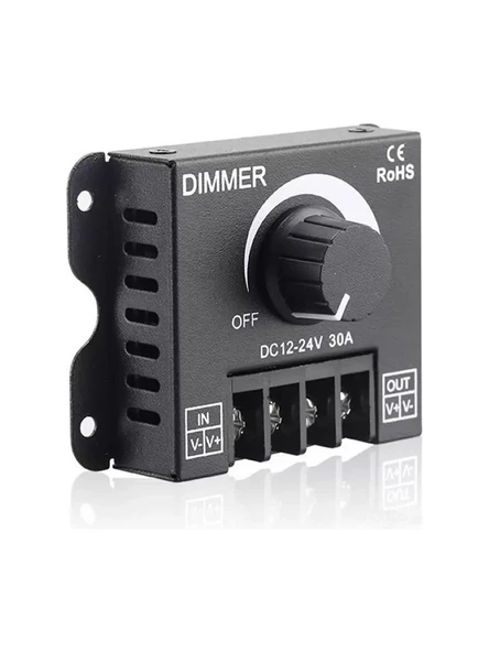 ALFA DC 12V – 24V 30A Led Dimmer - Resim 3