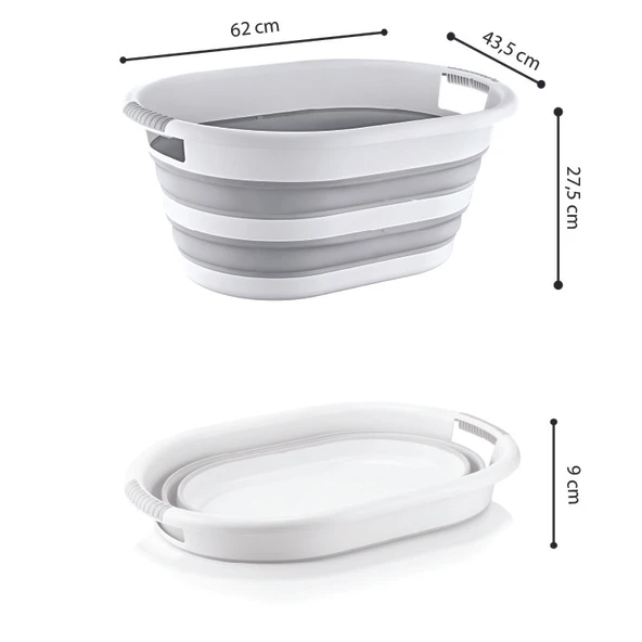 Hobby Life Katlanabilir Çamaşır Sepeti 38L - Resim 3