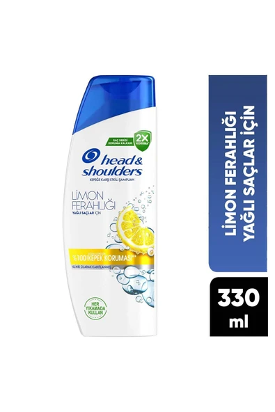 Head & Shoulders  Kepeğe Karşı Etkili Limon Ferahlığı Şampuan 330 ml ürün görseli 1