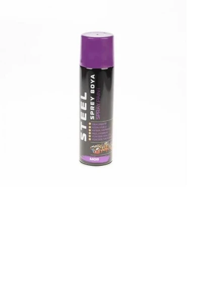 Steel Sprey Boya Mor 200ml 3421 ürün görseli 1