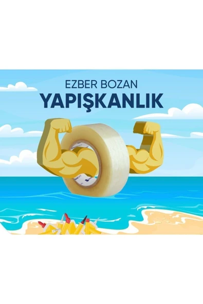 100 Metre 6 Adet Koli Bantı - Resim 2