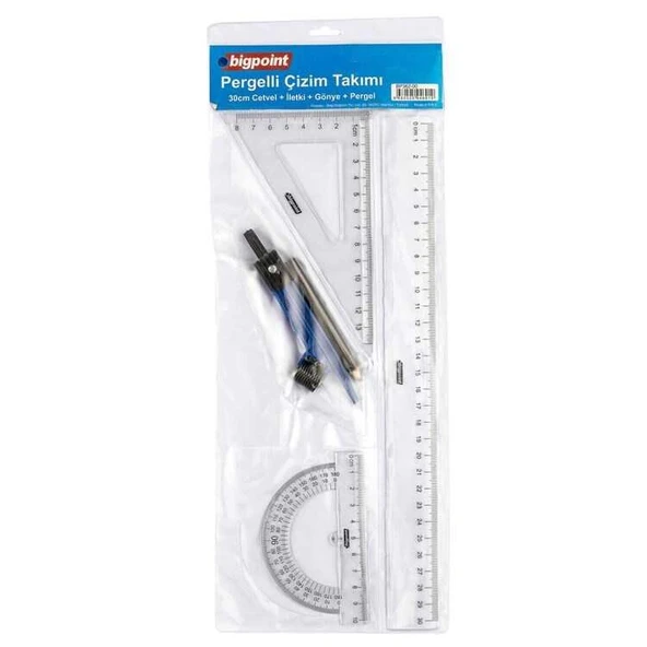 BIGPOINT PERGELLI CIZIM TAKIMI 30cm.(362-00) ürün görseli 1