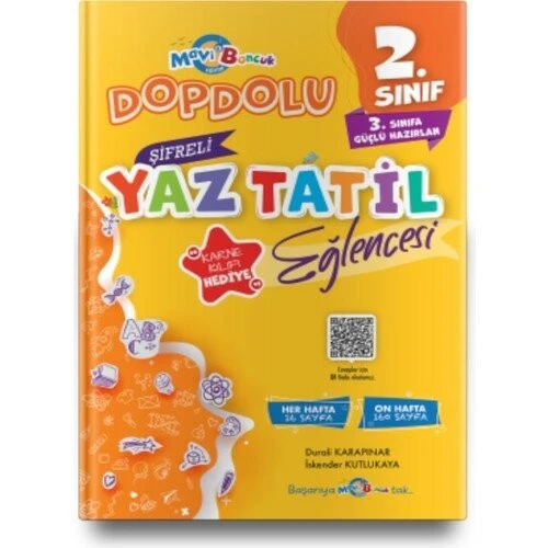 2. Sınıf Şifreli Yaz Tatil Eğlencesi Mavi Boncuk Yayınları ürün görseli 1