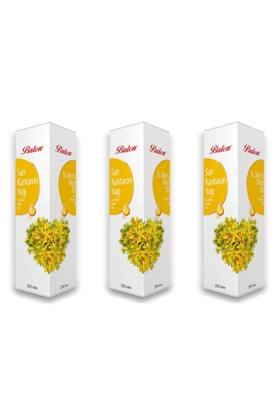 Balen Sarı Kantaron Yağı 3 x 250 ML ürün görseli 1