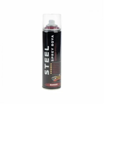 Steel Sprey Boya Bordo 200ml 3421 ürün görseli 1