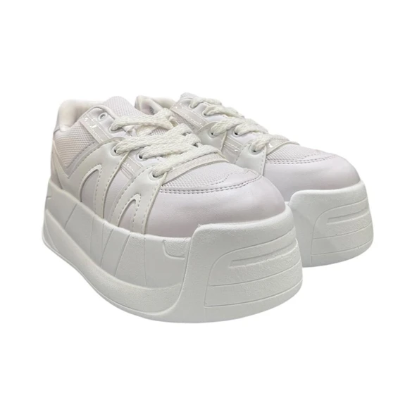 Aybaak 5007 Yüksek Dolgu Topuk Kadın Ayakkabı Sneaker ürün görseli 1