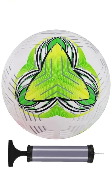 2025 Desenli Tasarım Futbol Topu 4 Astarlı No:5 480 Gr + Pompa Hediyeli X509 ürün görseli 1