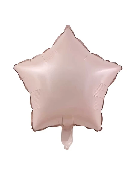 Saten Yıldız Toz Pembe 18 inç Folyo Balon 1 Adet ürün görseli 1