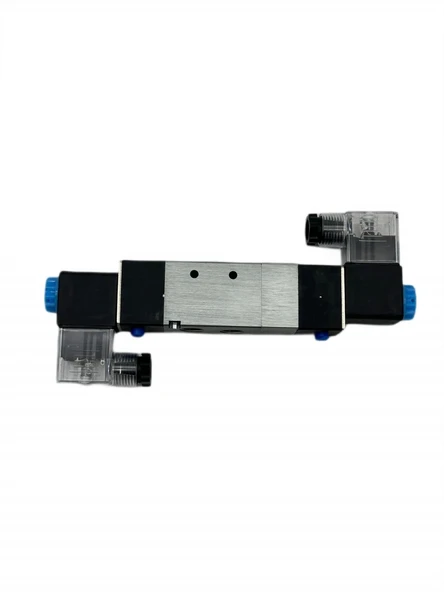 Pnömatik Valf Ventil 4V220-08 1/4 - 5/2 BB 12V/24V/110V/220V ürün görseli 1