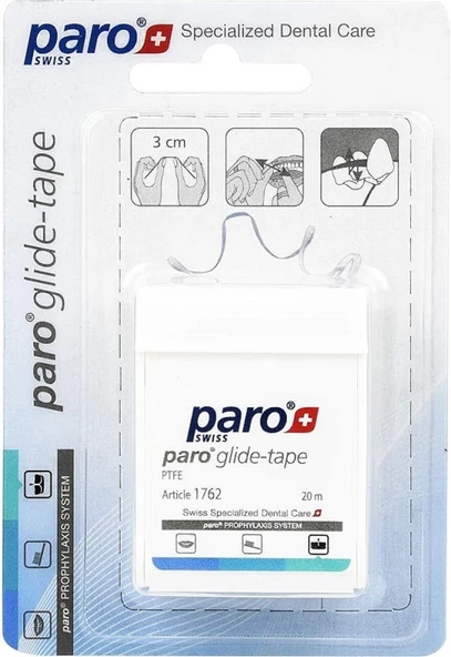TechTic Paro 1762 Glide Tape 20m Dar Aralıklar İçin Diş Bakımı ürün görseli 1