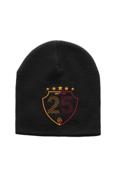 25 Şampiyonluk Shield Siyah Örme Bere ürün görseli 1