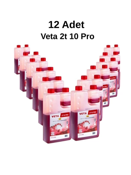 Veta Yağ,İki Zamanlı Motor Ölçekli 1Lt Pro - 12 Adet ürün görseli 1