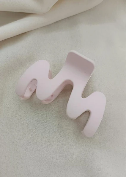 Mandal Toka Saç Aksesuarı 9 cm İthal Ürün Saç Tokası Renk Açık Pembe ürün görseli 1