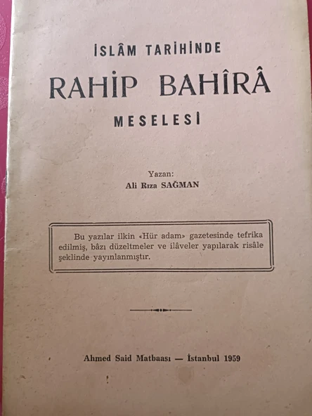İslam TARİHİNDE RAHİP BAHİRA MESELESİ ürün görseli 1