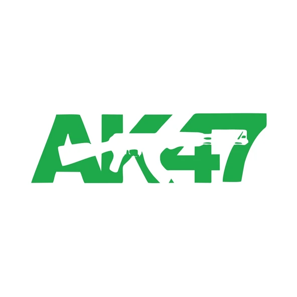 ak47 sticker 17x17 Cm Yeşil ürün görseli 1