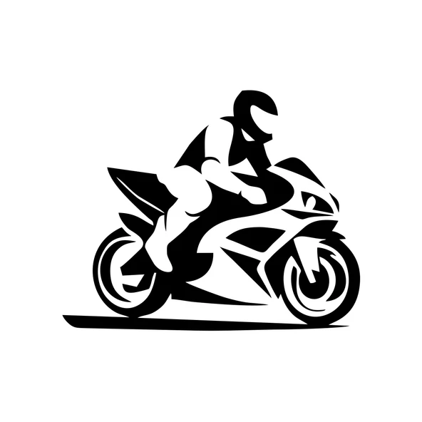Motorcu Sticker 17x17 Cm Siyah ürün görseli 1