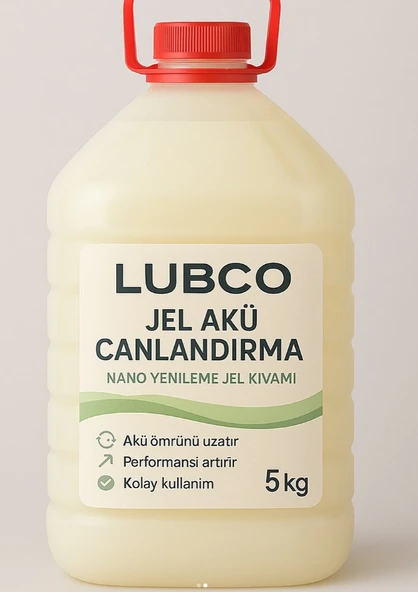 LUBCO Yeni Nesil jel Kıvamı Jel Akü Yenileme Rejaneratör Sıvısı 5 kg ürün görseli 1