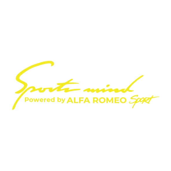 Sports Mind Alfa Romeo Sports Sticker 17x17 Cm Sarı ürün görseli 1