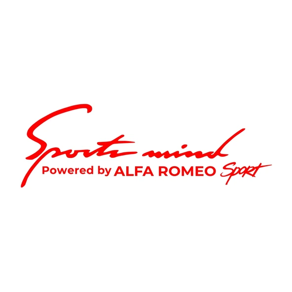 Sports Mind Alfa Romeo Sports Sticker 17x17 Cm Kırmızı ürün görseli 1