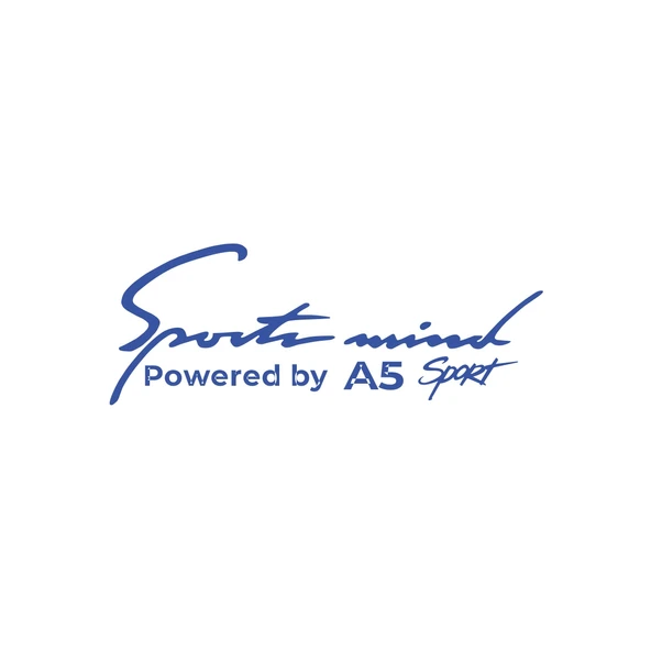 Sports Mind Audi A5 Sports Sticker 17x17 Cm Mavi ürün görseli 1