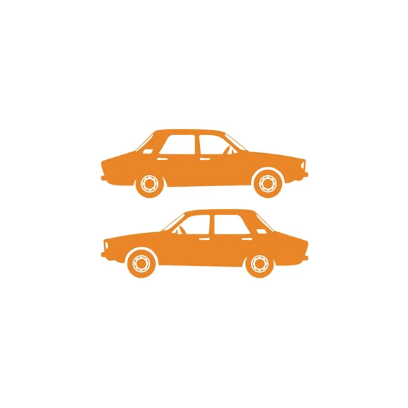 Renault12 Sticker 17x17 Cm Turuncu ürün görseli 1
