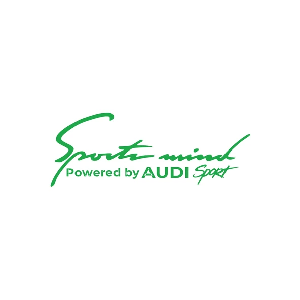 Sports Mind Audi Sports Sticker 17x17 Cm Yeşil ürün görseli 1