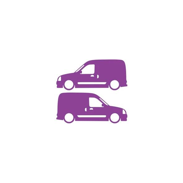 Basık Renault Kangoo Sticker 17x17 Cm Mor ürün görseli 1