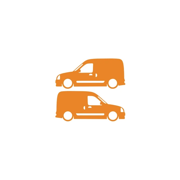 Basık Renault Kangoo Sticker 17x17 Cm Turuncu ürün görseli 1